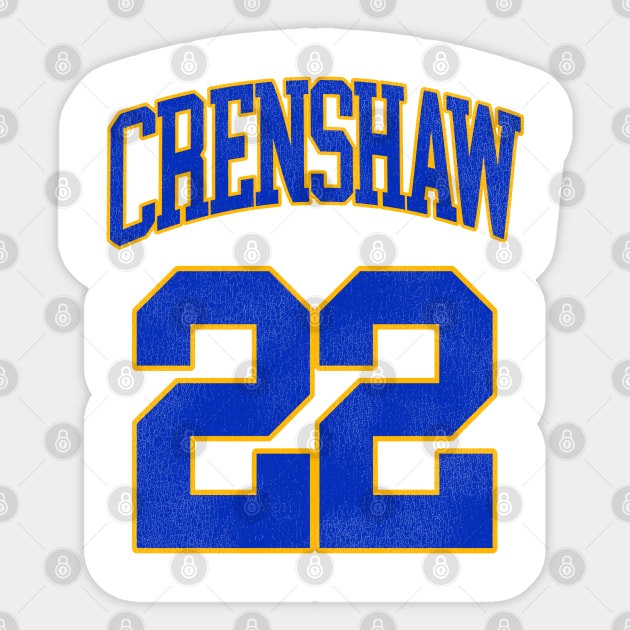 Quincy McCall Love and Basketball Movie Jersey Basketball Sticker TeePublic